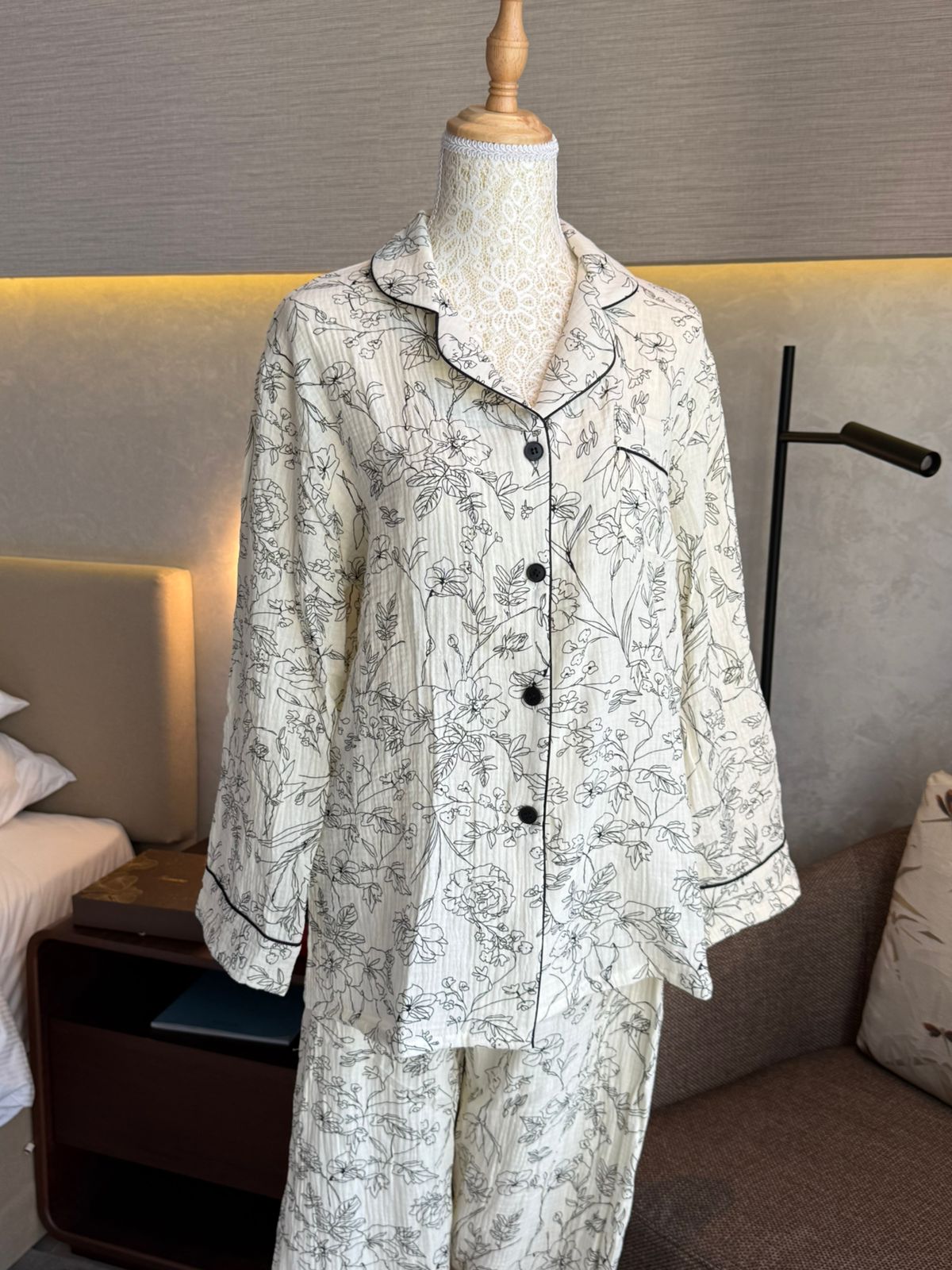 Midnight Bloom Lounge Set