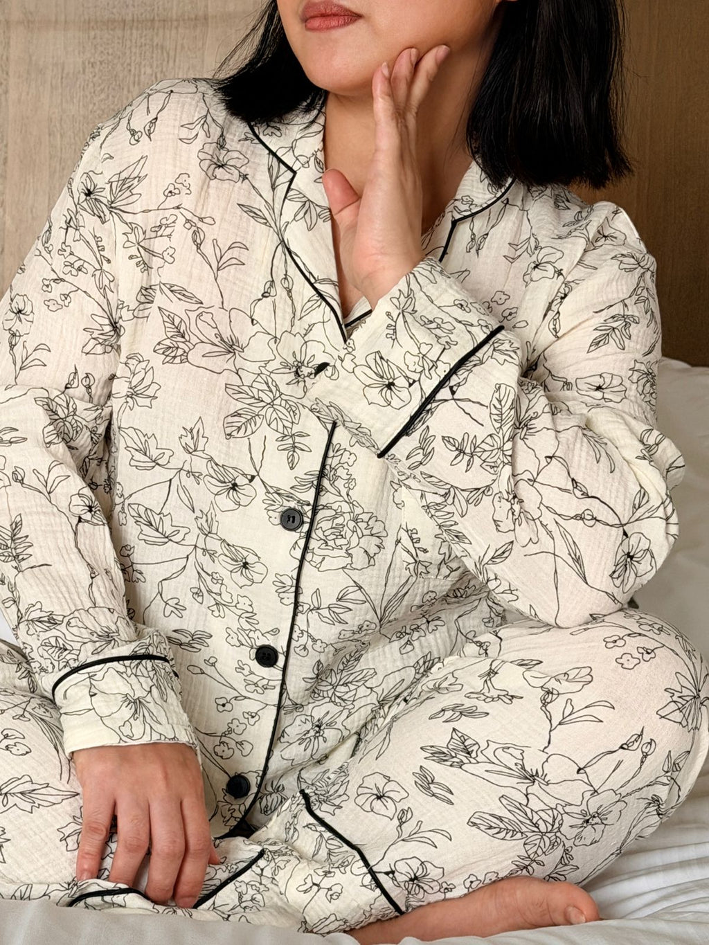 Midnight Bloom Lounge Set
