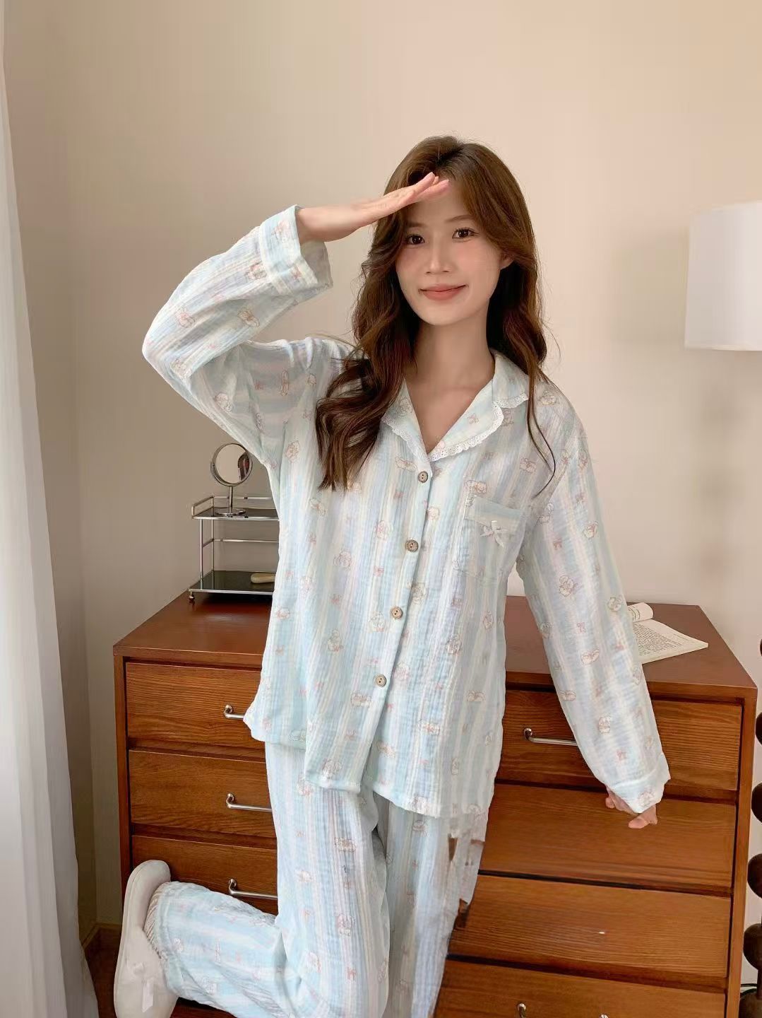 Sky Cat Dream Pajama Set