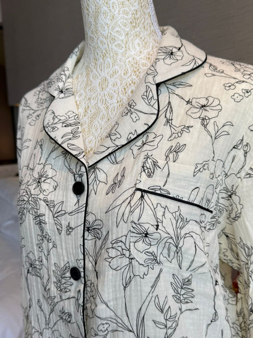 Midnight Bloom Lounge Set